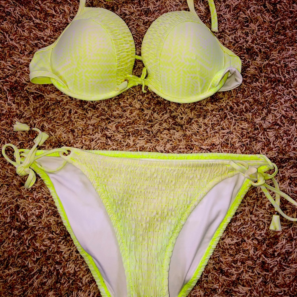 Neon Yellow String Bikini